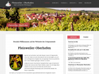 pleisweiler-oberhofen.de Webseite Vorschau