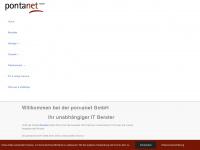 pontanet.de Webseite Vorschau