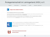 agil-leiningerland.de Webseite Vorschau