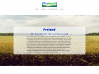 proland.de Webseite Vorschau