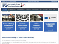 ps-lasertechnik.de Webseite Vorschau