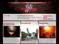 pyro2000.de Webseite Vorschau