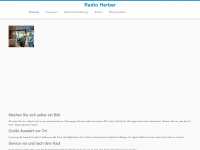 radio-herber.com Webseite Vorschau