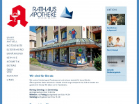 rathausapotheke-nw.de Webseite Vorschau