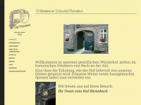 hof-baerenbach.de Webseite Vorschau