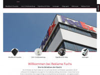 reklame-fuchs.de Webseite Vorschau