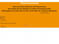 physiomomente.de Webseite Vorschau