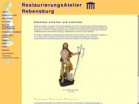 restauratoren-rebensburg.de Webseite Vorschau