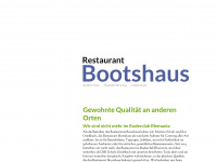 restaurant-bootshaus.de Webseite Vorschau