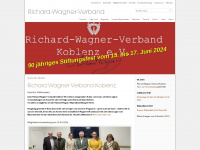 richard-wagner-verband-koblenz.de Webseite Vorschau