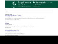 ingelheimer-reiterverein.de Webseite Vorschau