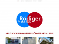 roediger-metallbau.com Webseite Vorschau