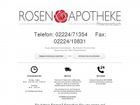 rosen-apotheke-rheinbreitbach.de Webseite Vorschau