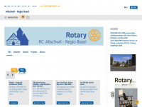 rotary-allschwil.ch Webseite Vorschau