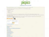 piopico.de Webseite Vorschau