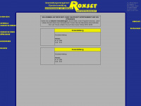 roxset.de Webseite Vorschau