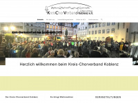 kreis-chorverband-koblenz.de Webseite Vorschau