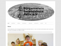 buergerverein-berendsborn.de Webseite Vorschau