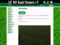 bsc-rapid-chemnitz.de Webseite Vorschau