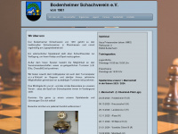 schachverein-bodenheim.de Webseite Vorschau