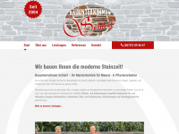 schleif-bau.de Webseite Vorschau