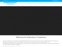 schlenotronic.de Webseite Vorschau