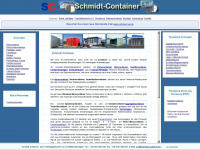 schmidt-container.de Webseite Vorschau