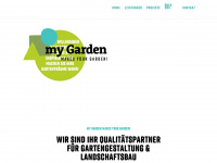 mygarden.lu Webseite Vorschau