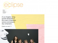 eclipsequartet.com Webseite Vorschau