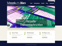 schremb-marx.de Webseite Vorschau