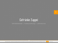 getraenke-zappei.de Webseite Vorschau