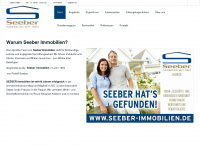 seeber-immobilien.de Webseite Vorschau