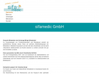 sifamedic.de Webseite Vorschau