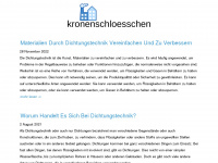kronenschloesschen.com Webseite Vorschau