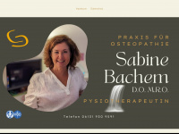 osteopathie-bachem.de Webseite Vorschau