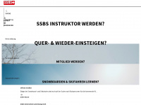 ssbs.ch Webseite Vorschau