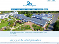 suhler-werkstaetten.de Webseite Vorschau