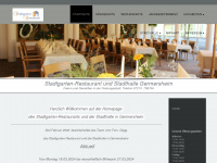 stadtgarten-restaurant.de Webseite Vorschau