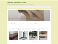 steinmetz-becker.de Webseite Vorschau