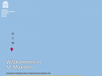 st-maximin.de Webseite Vorschau