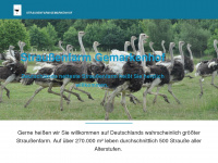 straussenfarm-gemarkenhof.de Webseite Vorschau
