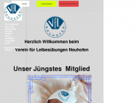 vfl-neuhofen.de Webseite Vorschau