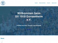 sv-gonsenheim.de Webseite Vorschau