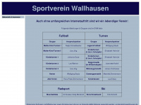 svwallhausen.de Webseite Vorschau