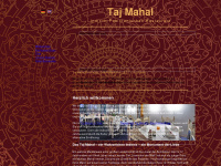 tajmahal-restaurants.de Webseite Vorschau