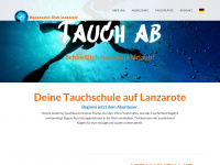tauchen-lanzarote.de Webseite Vorschau