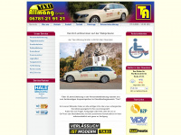 taxi-allmang.de Webseite Vorschau