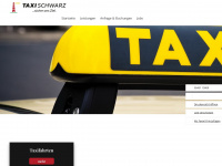 taxischwarz.de Webseite Vorschau