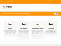 tectro.de Webseite Vorschau