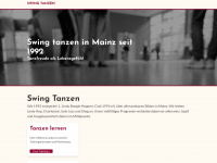 swing-tanzen.de Webseite Vorschau